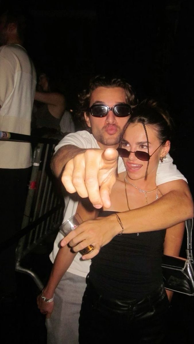 Couple enjoying Dubai nightlife